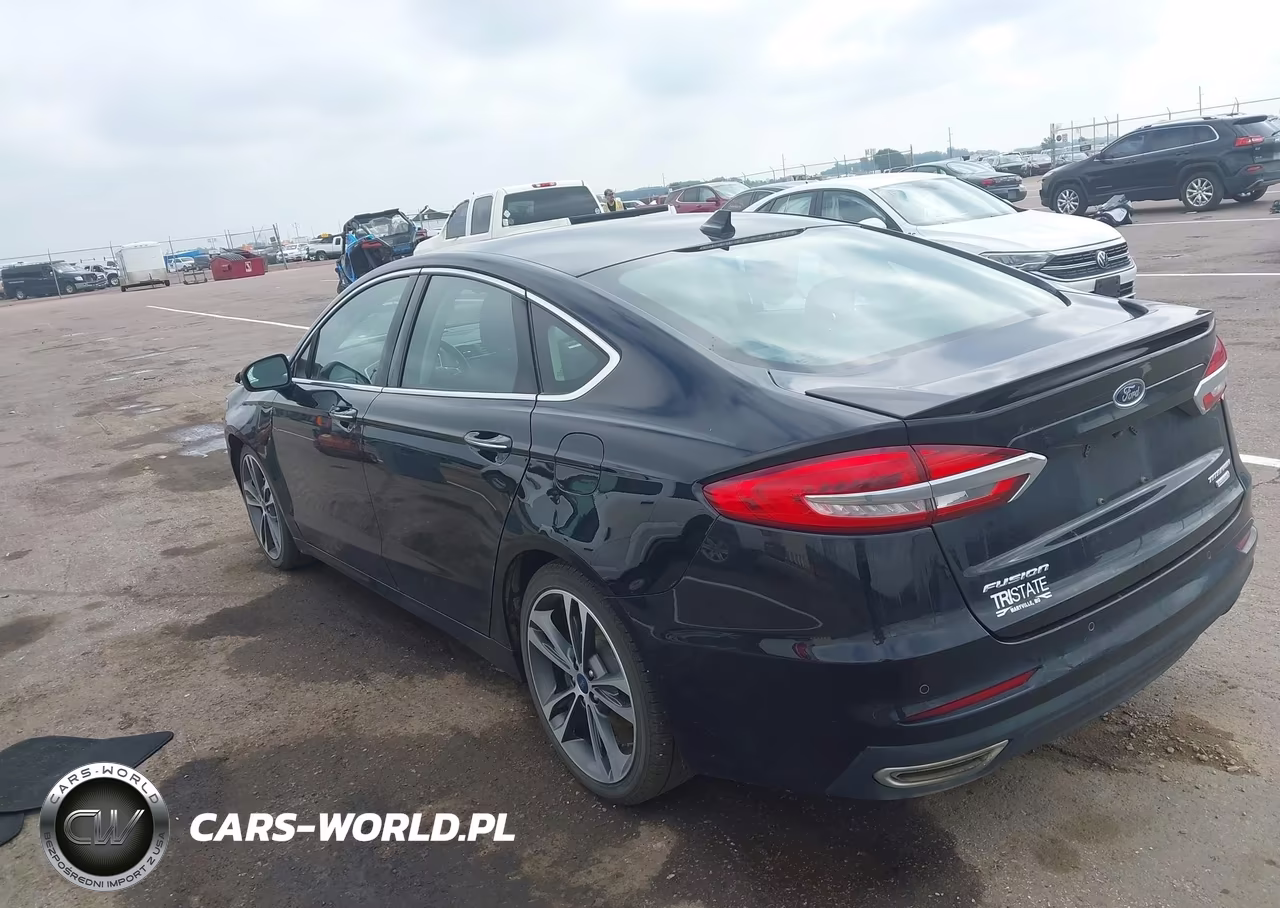 2019 Ford Fusion Titanium VIN:3FA6P0K95KR276197 - 3