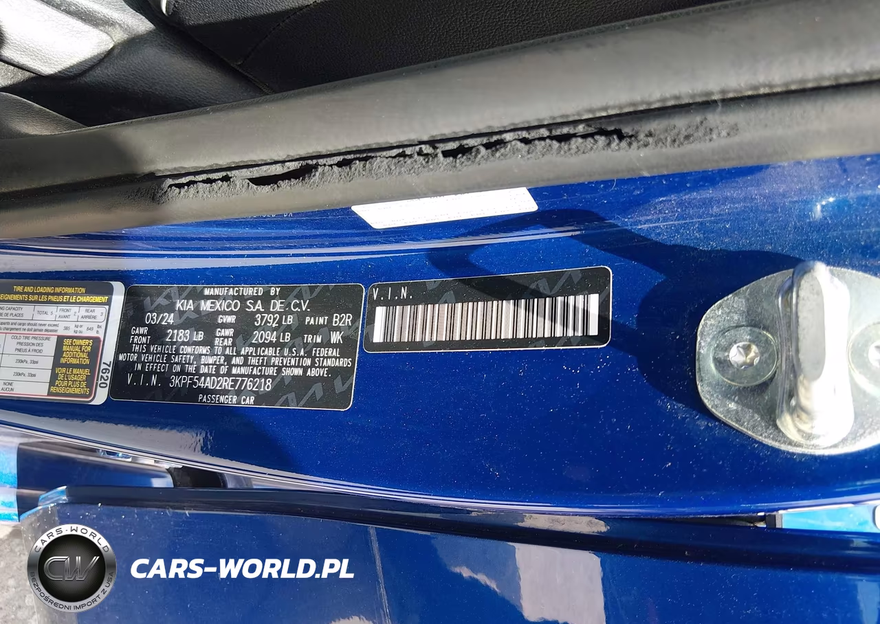 2024 Kia Forte Gt-Line VIN:3KPF54AD2RE776218 - 9