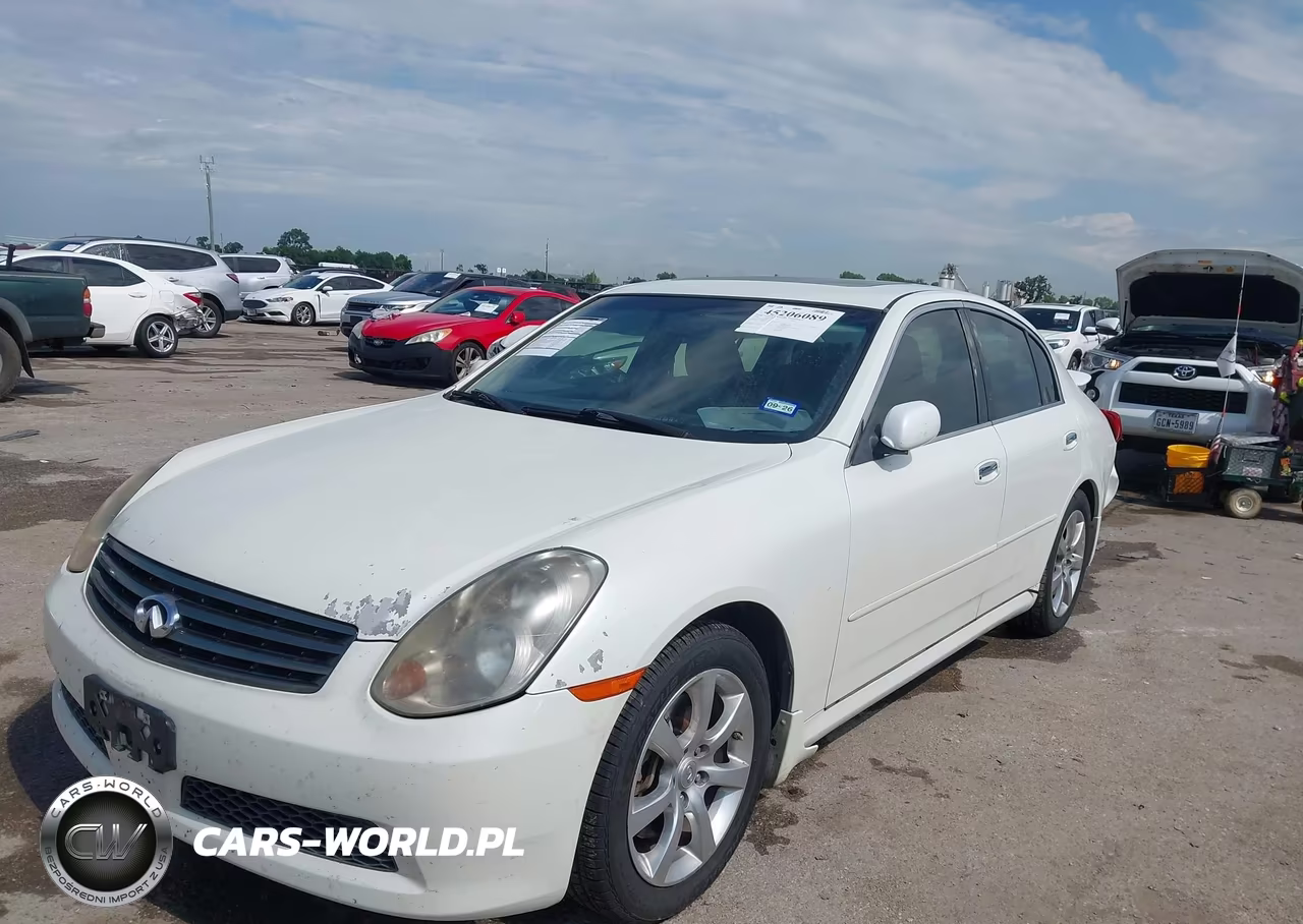 2006 Infiniti G35 VIN:JNKCV51E16M505339 - 2