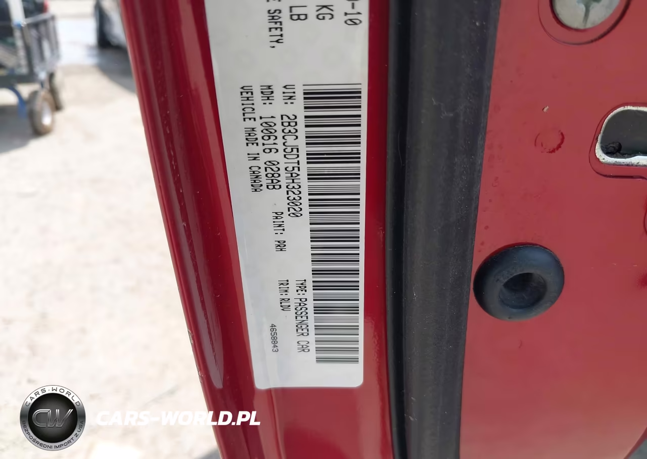 2010 Dodge Challenger R-T VIN:2B3CJ5DT5AH323020 - 9