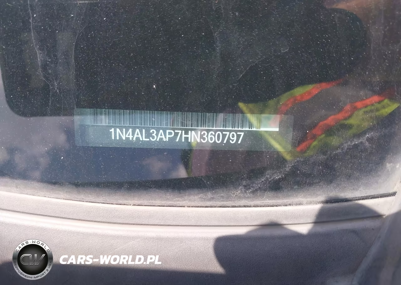 2017 Nissan Altima 2.5 S VIN:1N4AL3AP7HN360797 - 9
