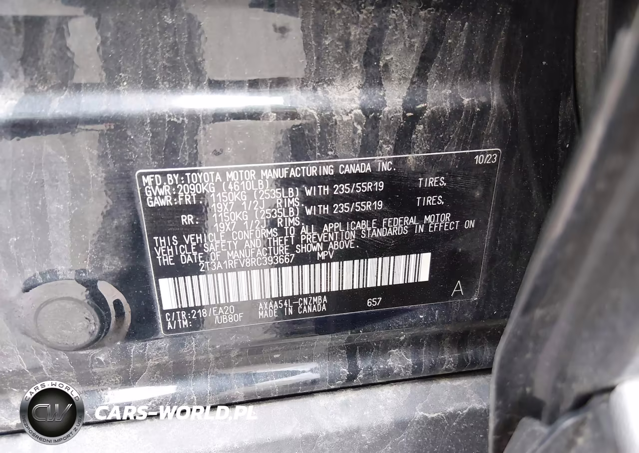 2024 Toyota Rav4 Xle Premium VIN:2T3A1RFV8RC393667 - 9
