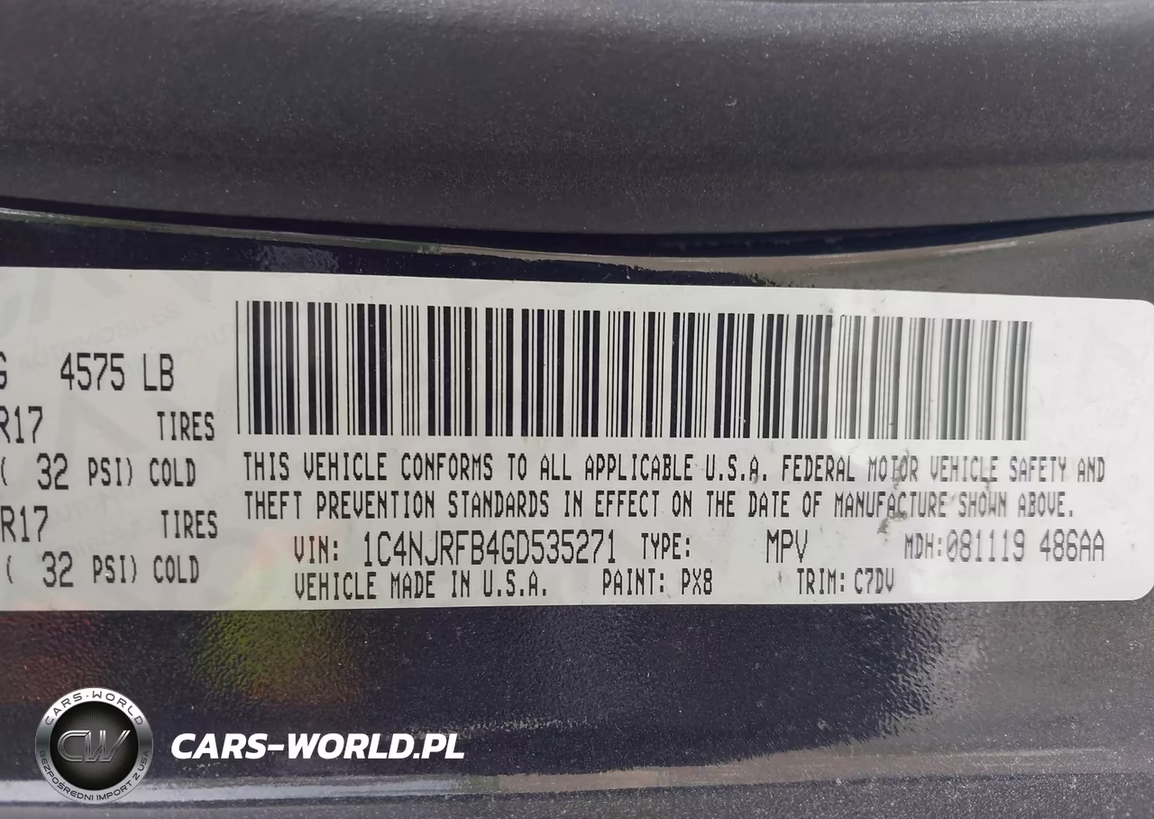 2016 Jeep Patriot Latitude VIN:1C4NJRFB4GD535271 - 9