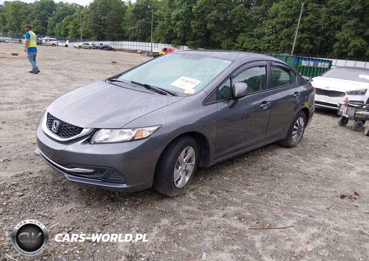 2013 Honda Civic Lx VIN:19XFB2F57DE027275 - 2