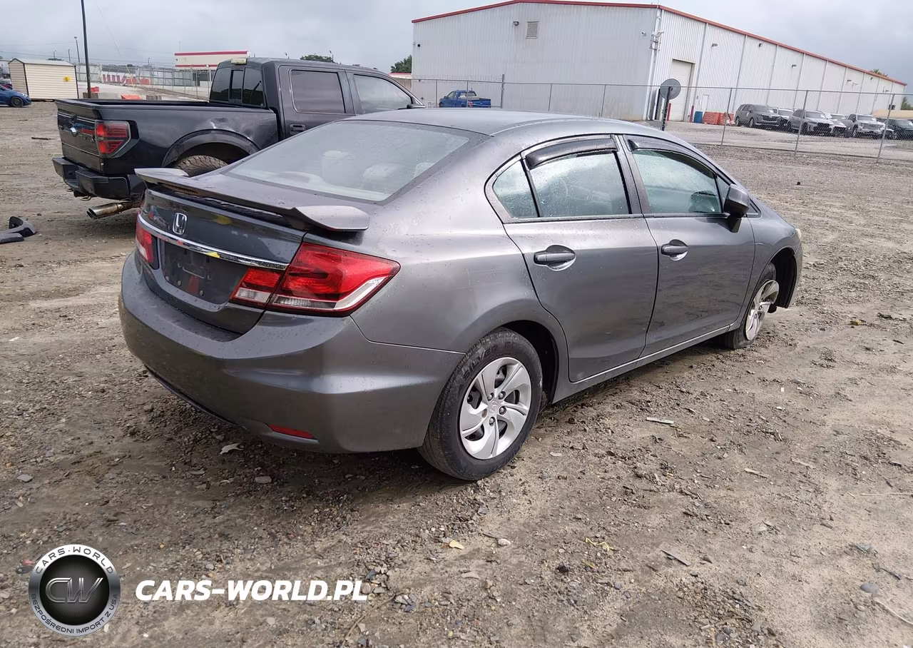 2013 Honda Civic Lx VIN:19XFB2F57DE027275 - 4