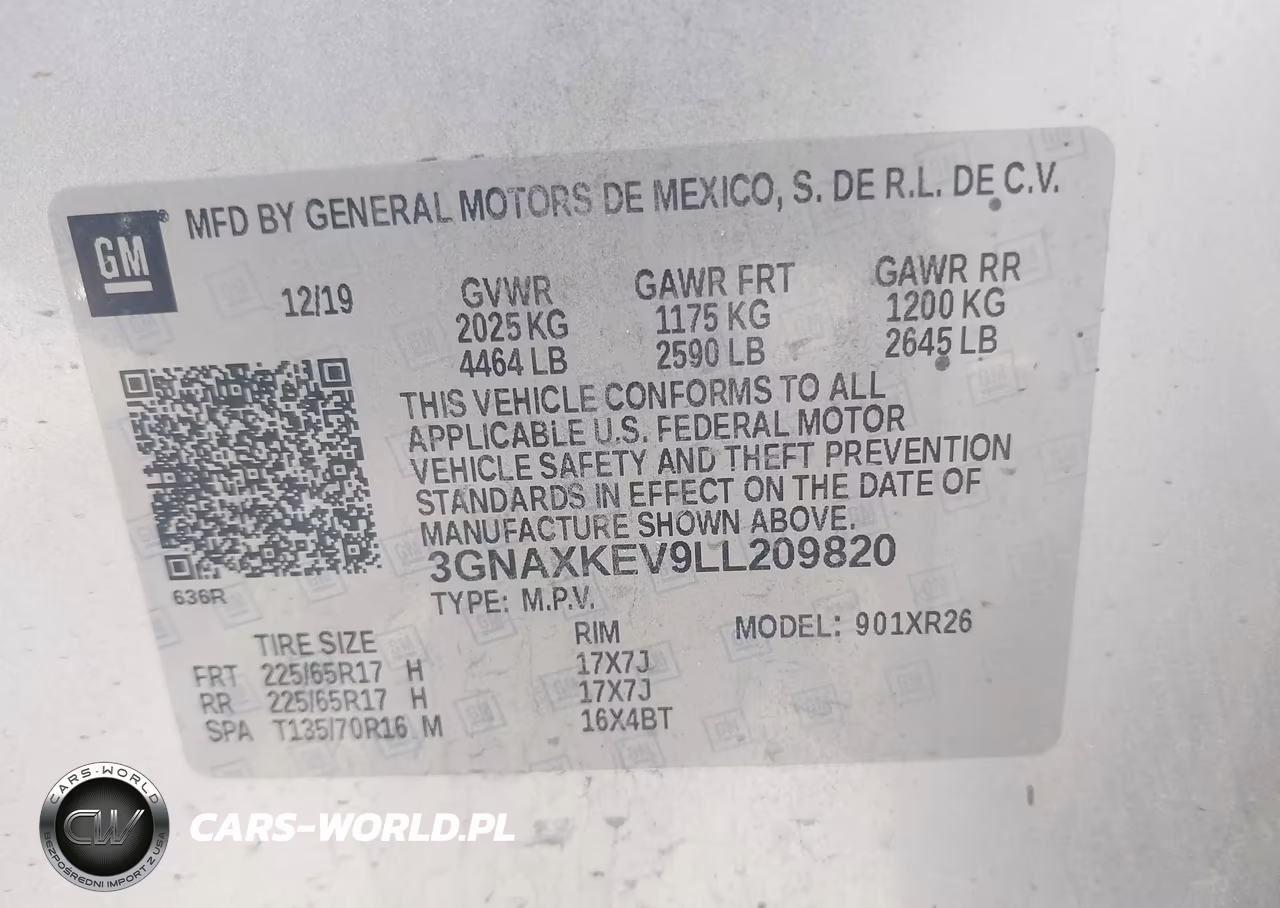 2020 Chevrolet Equinox Fwd Lt 1.5L Turbo VIN:3GNAXKEV9LL209820 - 9