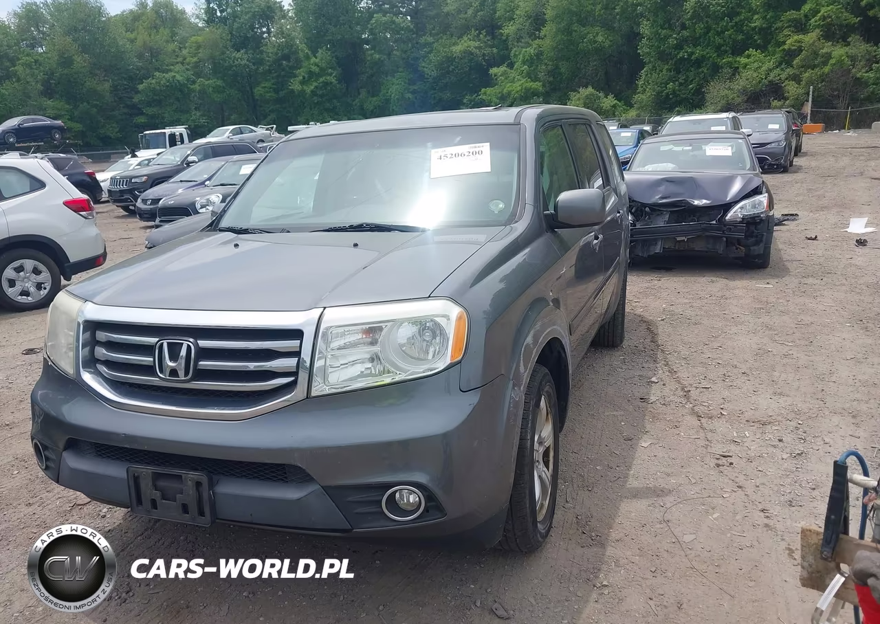 2012 Honda Pilot Ex-L VIN:5FNYF4H53CB074091 - 2