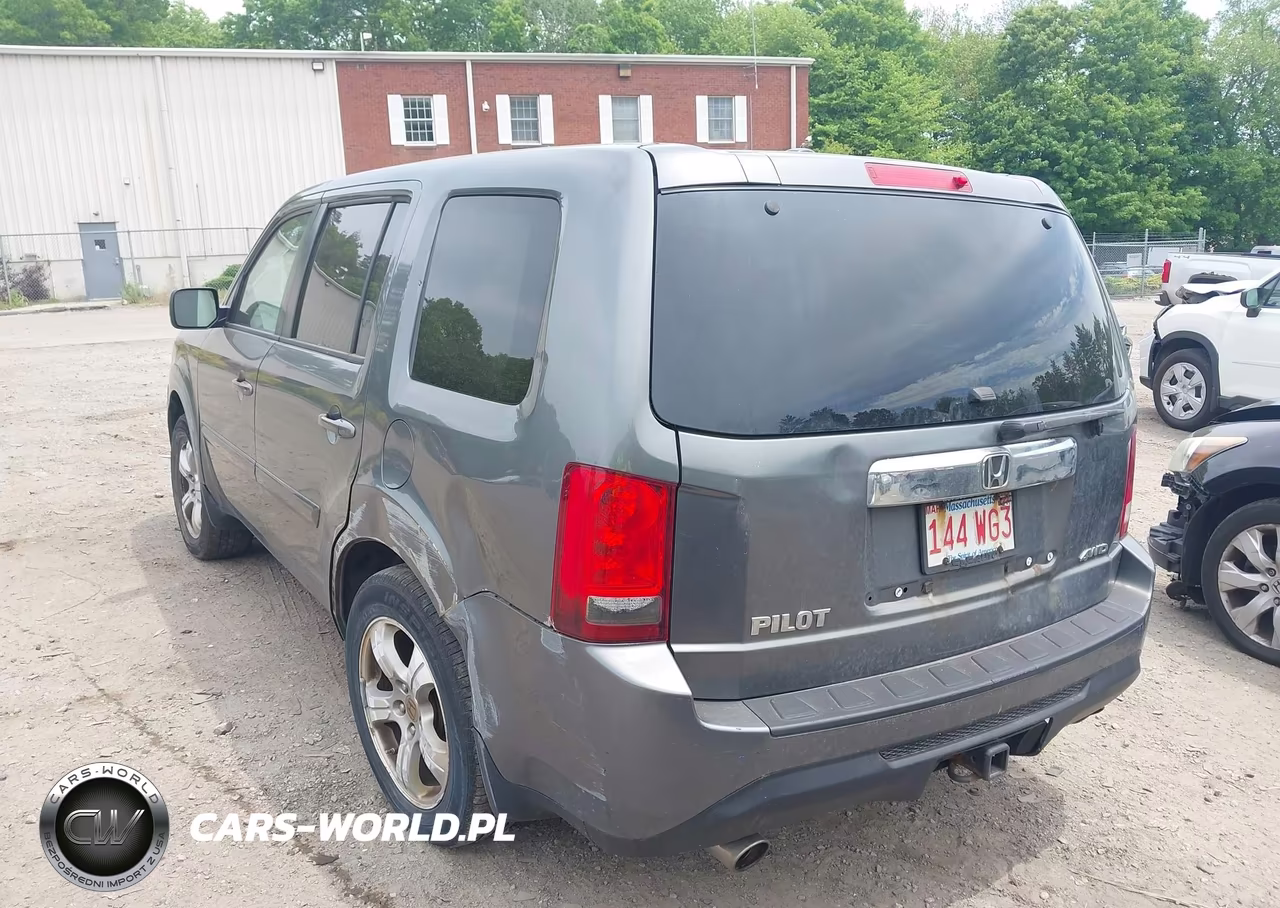 2012 Honda Pilot Ex-L VIN:5FNYF4H53CB074091 - 3