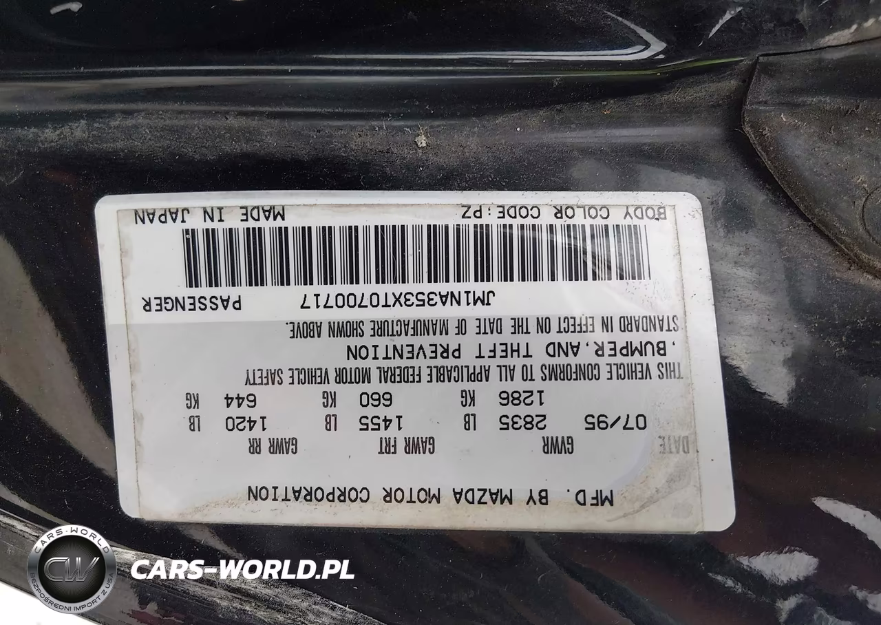1996 Mazda Mx-5 Miata VIN:JM1NA353XT0700717 - 9