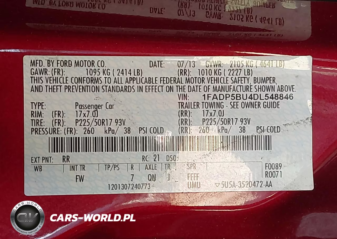 2013 Ford C-Max Hybrid Sel VIN:1FADP5BU4DL548846 - 9