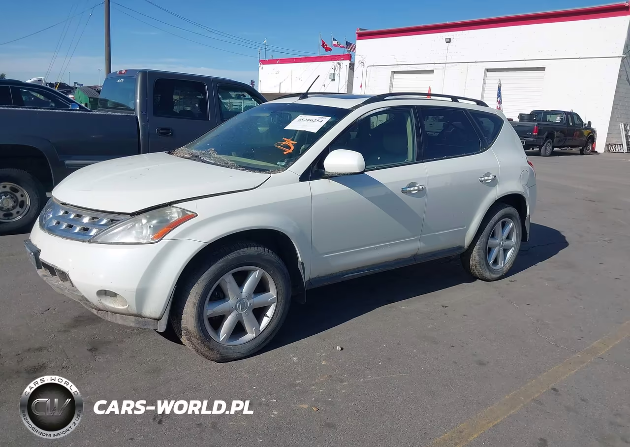 2005 Nissan Murano Sl VIN:JN8AZ08W25W418894 - 2