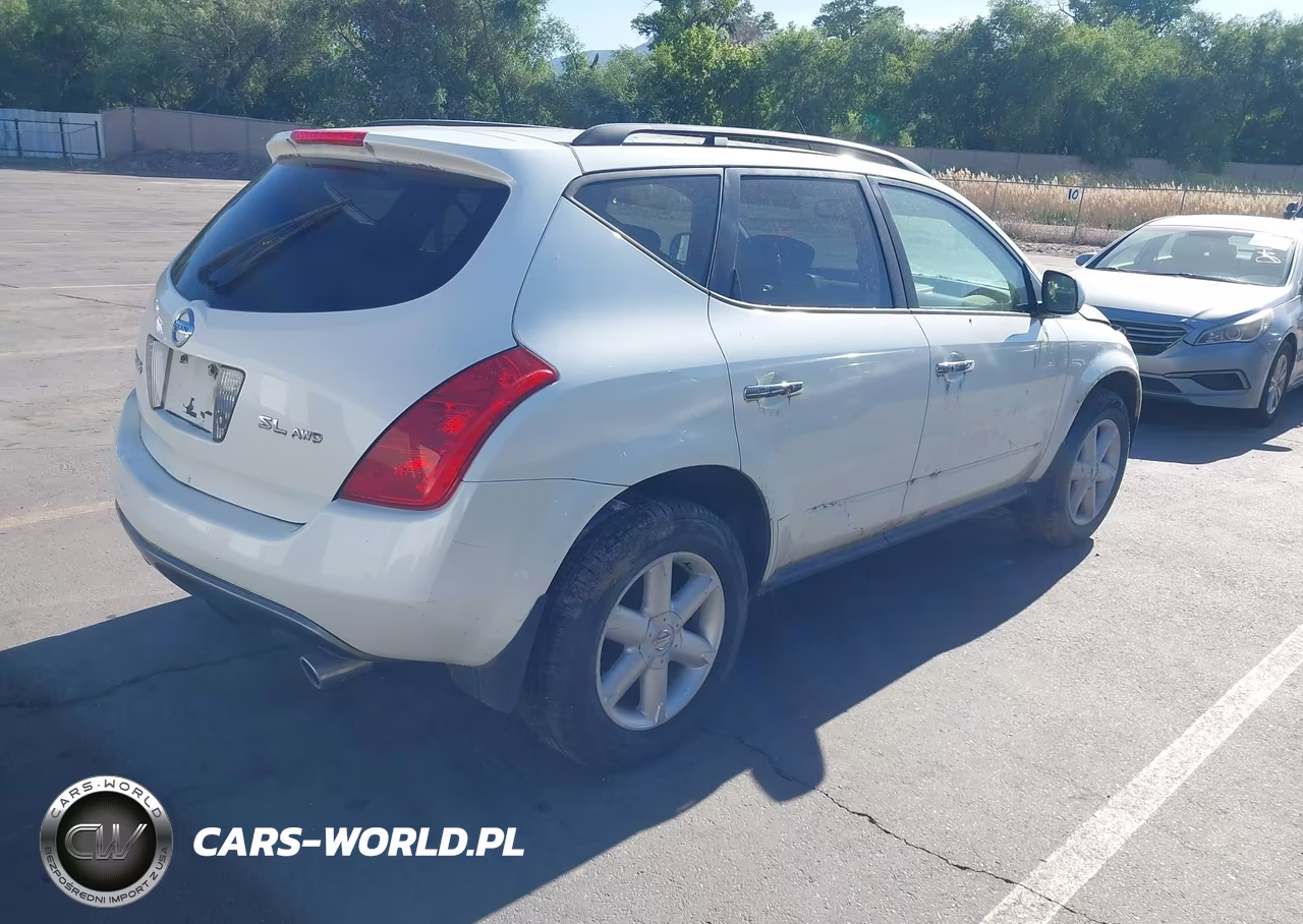 2005 Nissan Murano Sl VIN:JN8AZ08W25W418894 - 4