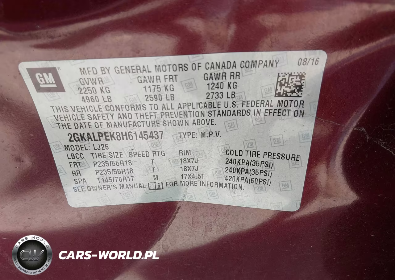 2017 GMC Terrain Slt VIN:2GKALPEK8H6145437 - 9