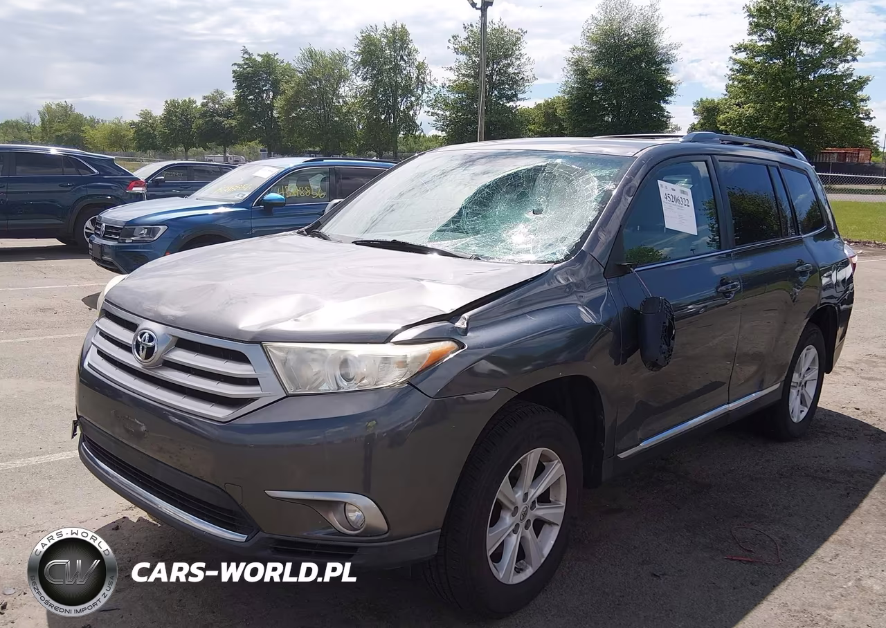 2012 Toyota Highlander Base V6 VIN:5TDBK3EH1CS095446 - 2