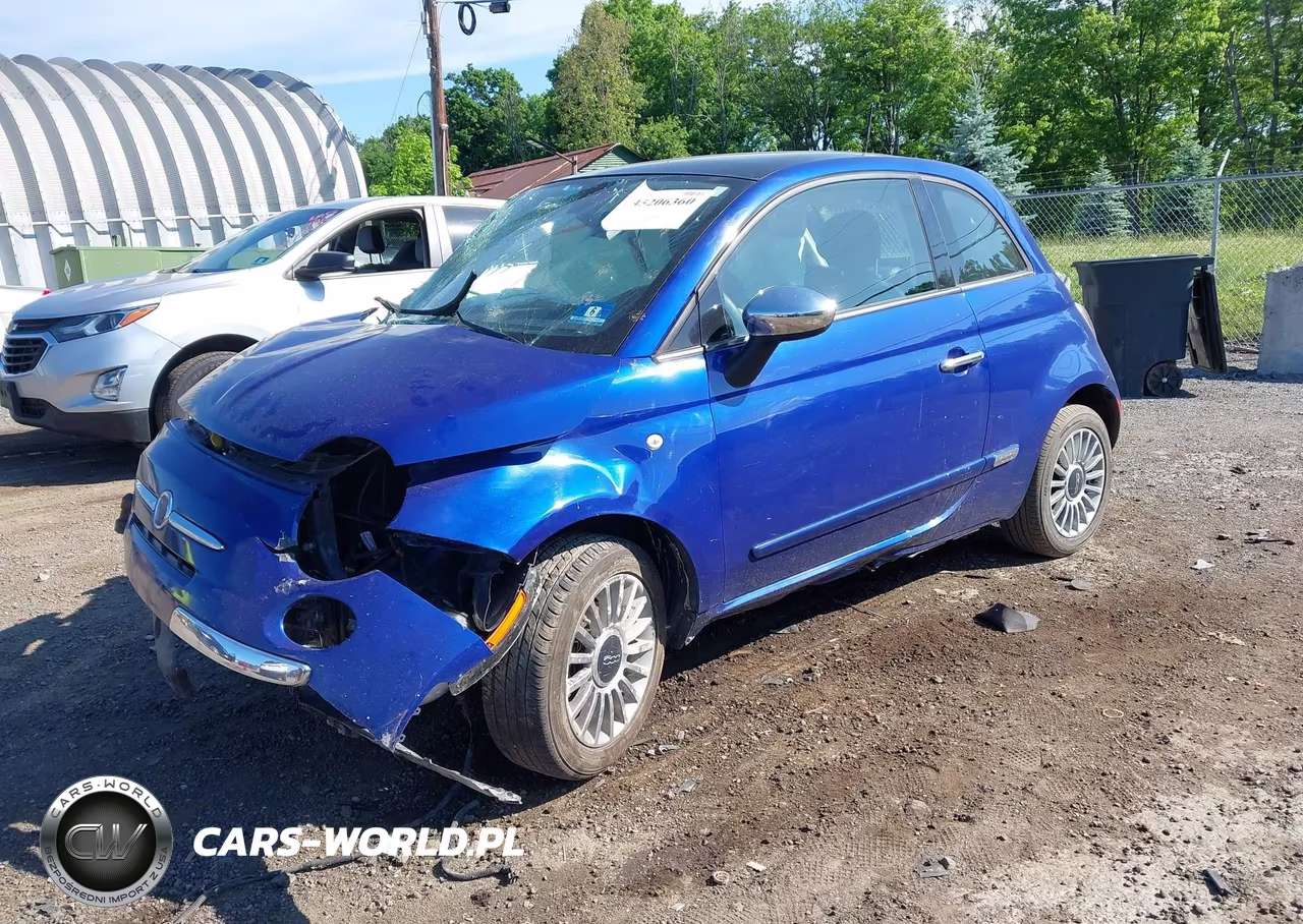 2012 Fiat 500 Lounge VIN:3C3CFFCR3CT212492 - 2