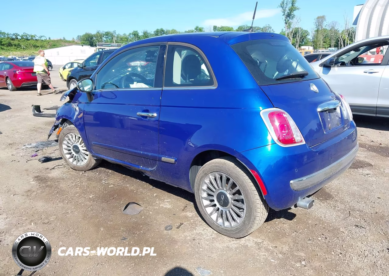 2012 Fiat 500 Lounge VIN:3C3CFFCR3CT212492 - 3