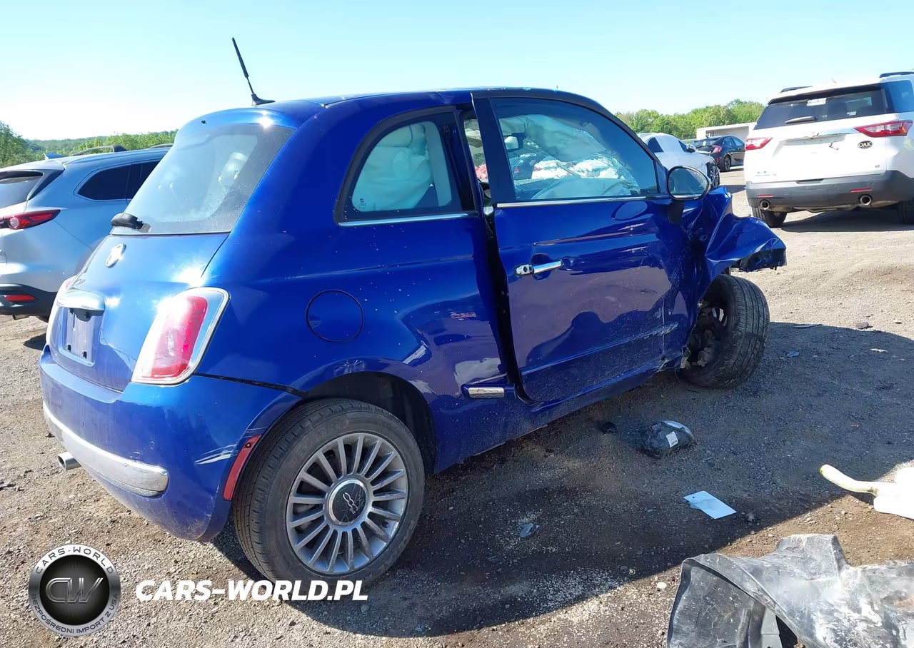 2012 Fiat 500 Lounge VIN:3C3CFFCR3CT212492 - 4