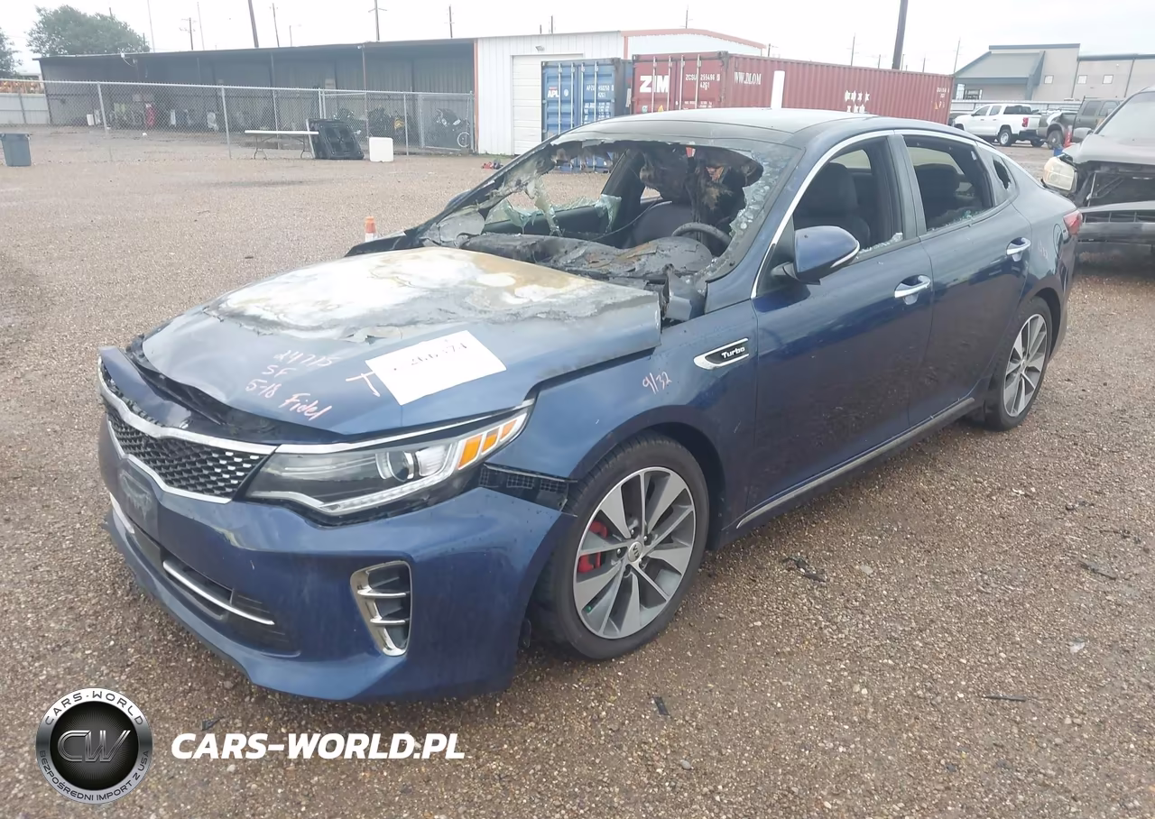 2016 Kia Optima Sxl Turbo VIN:5XXGV4L27GG030531 - 2