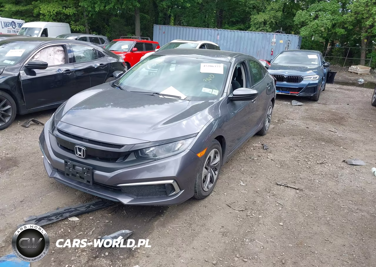 2020 Honda Civic Lx VIN:2HGFC2F65LH587676 - 2