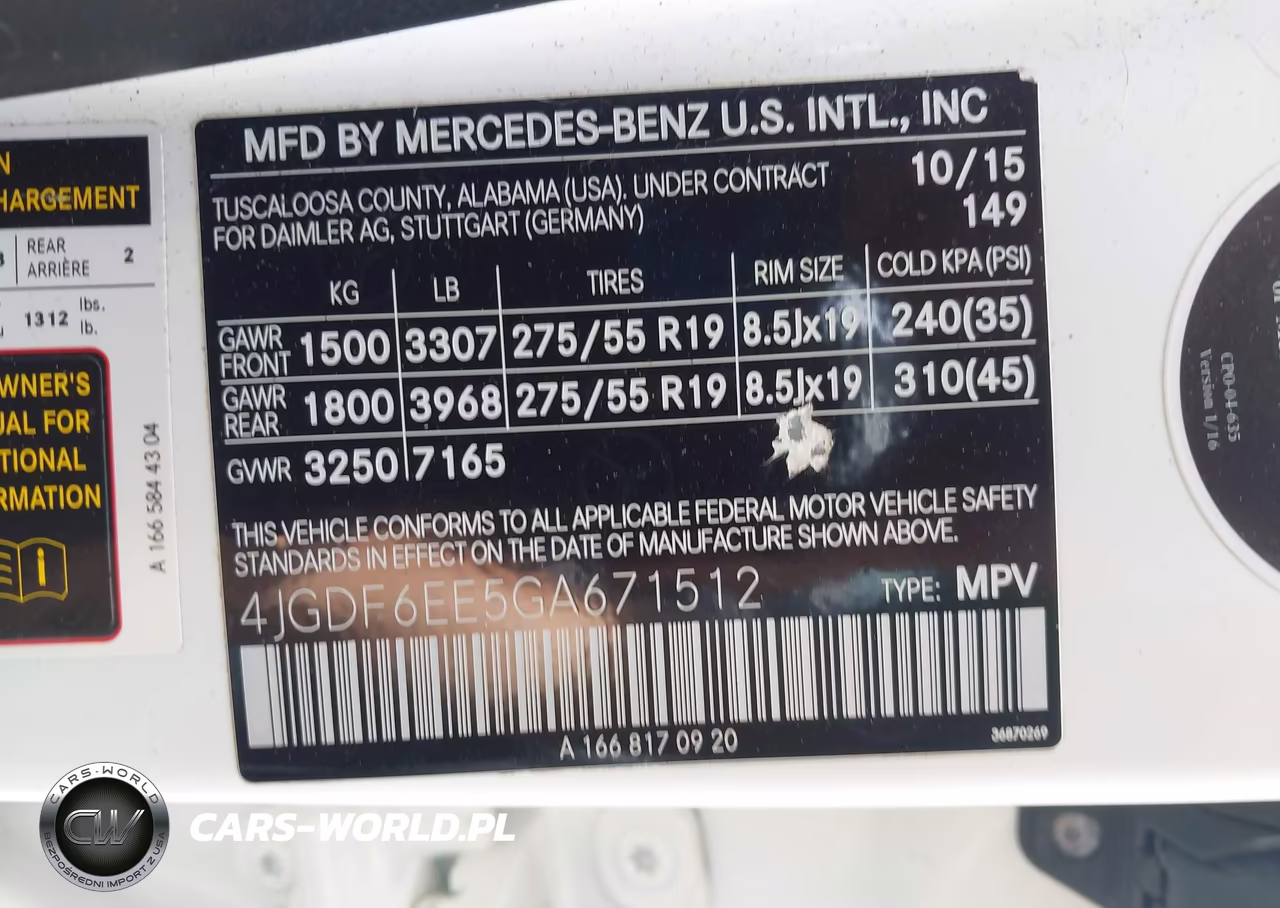 2016 Mercedes-Benz Gl 450 4Matic VIN:4JGDF6EE5GA671512 - 9