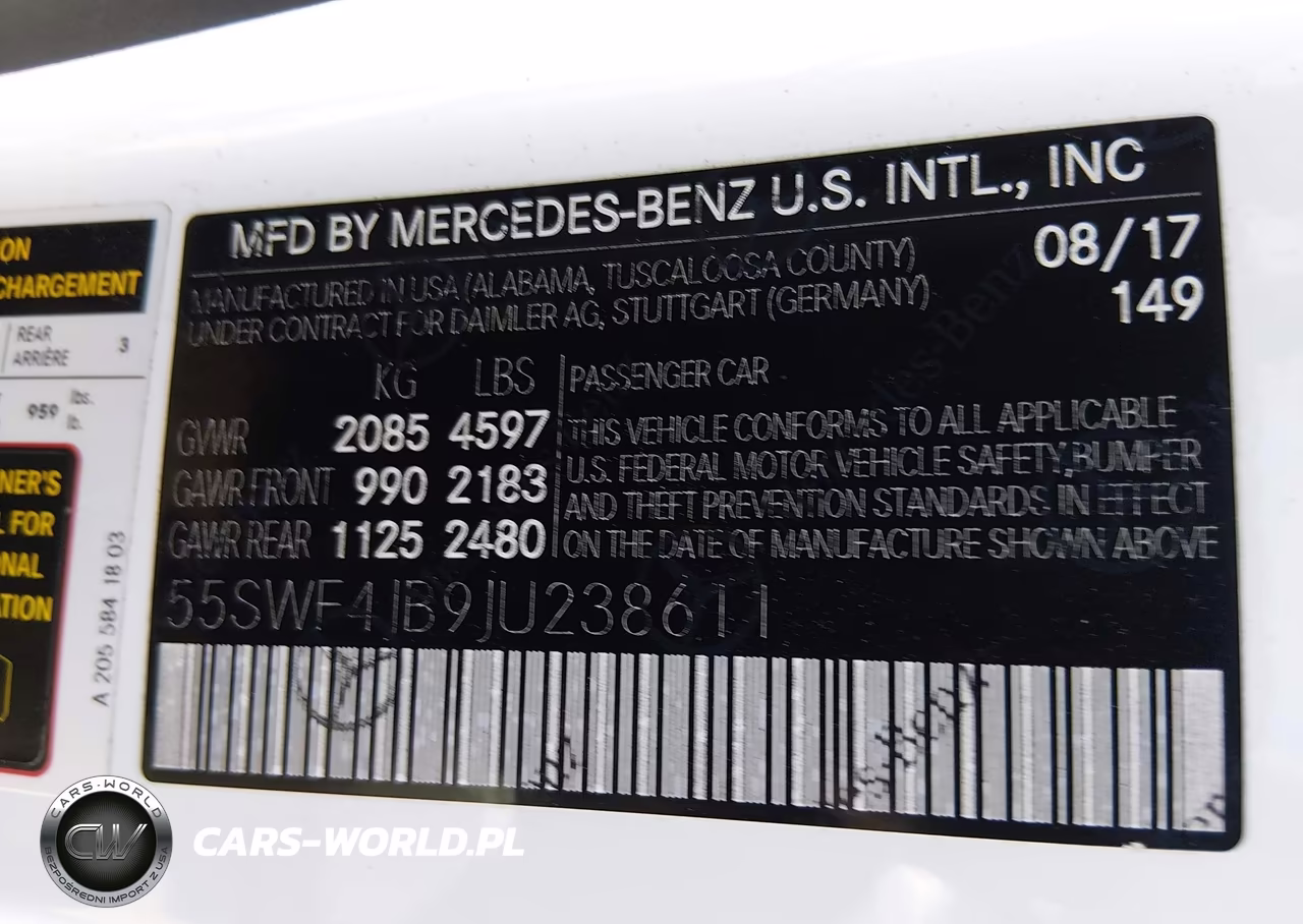 2018 Mercedes-Benz C 300 VIN:55SWF4JB9JU238611 - 9