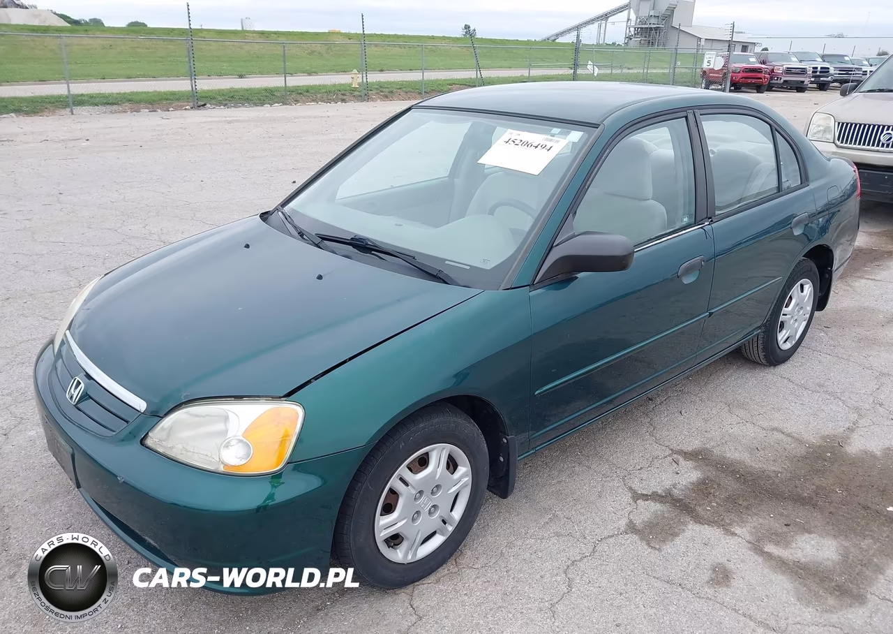 2001 Honda Civic Lx VIN:1HGES16521L074532 - 2