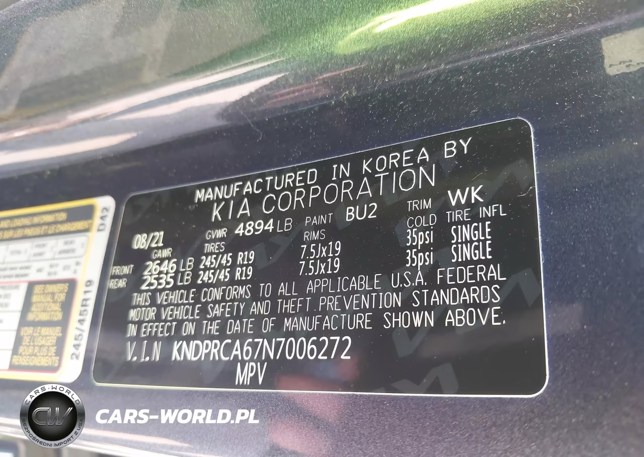 2022 Kia Sportage Sx Turbo VIN:KNDPRCA67N7006272 - 9