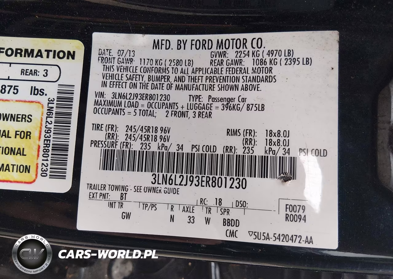 2014 Lincoln Mkz VIN:3LN6L2J93ER801230 - 9