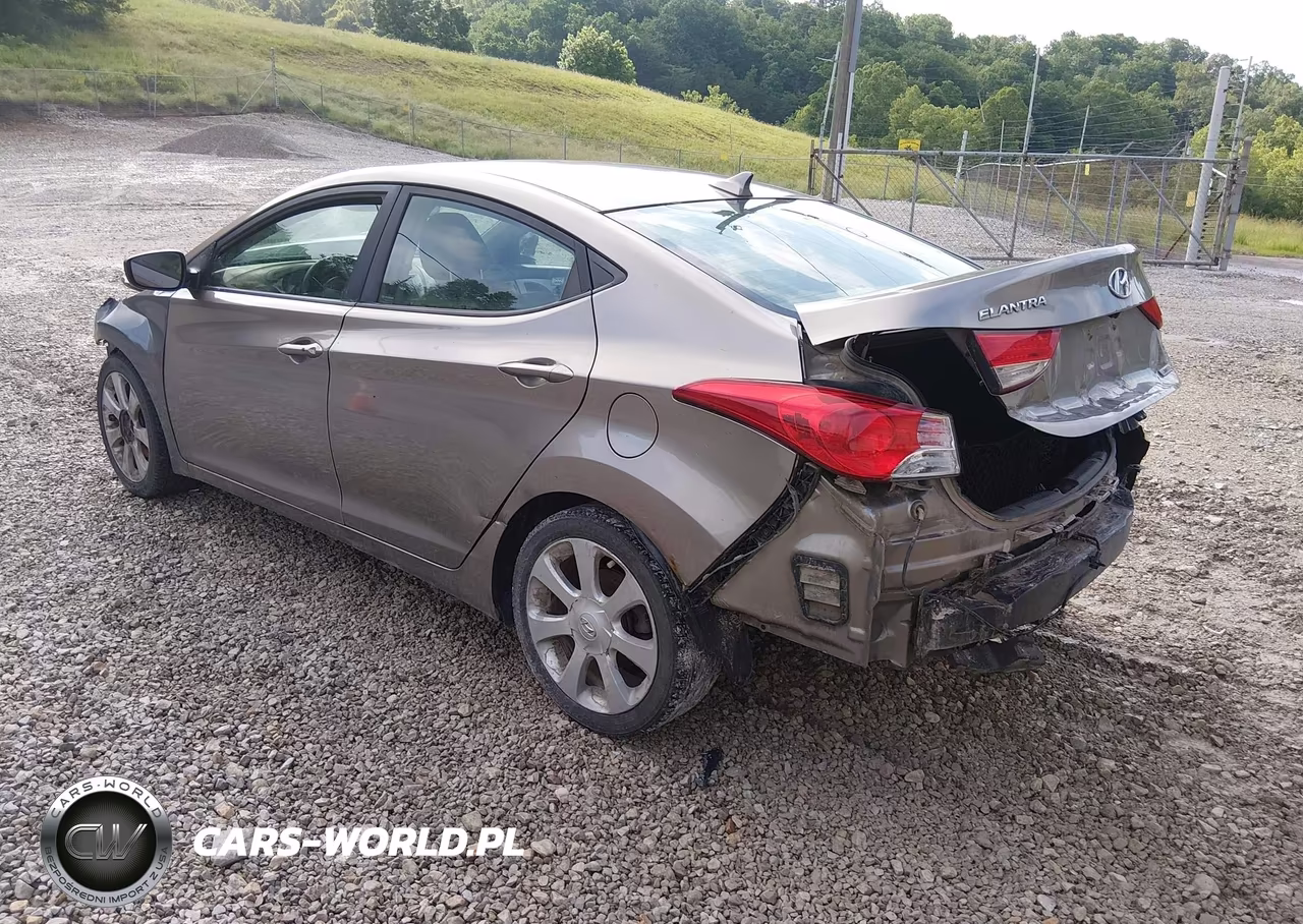 2012 Hyundai Elantra Limited VIN:5NPDH4AE0CH110985 - 3