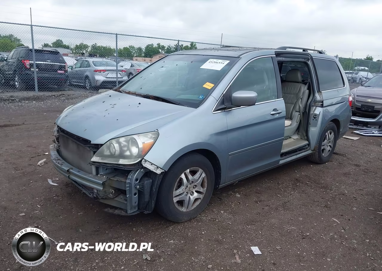 2007 Honda Odyssey Ex-L VIN:5FNRL38787B025676 - 2