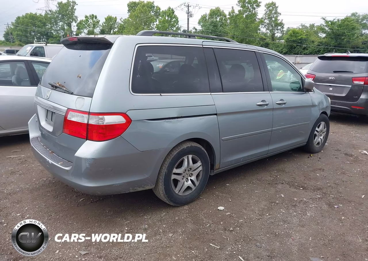 2007 Honda Odyssey Ex-L VIN:5FNRL38787B025676 - 4