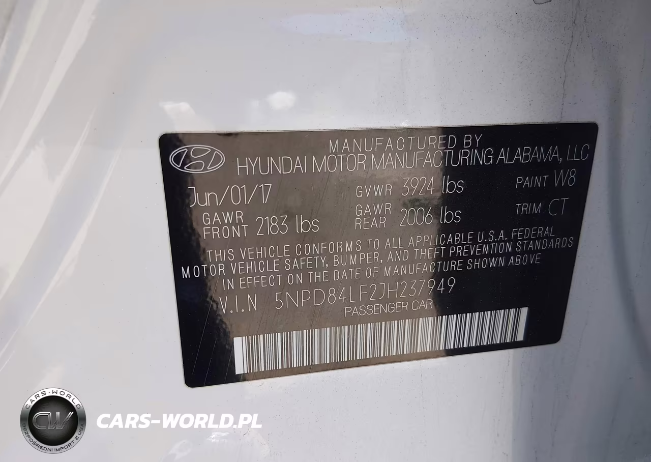 2018 Hyundai Elantra Sel VIN:5NPD84LF2JH237949 - 9