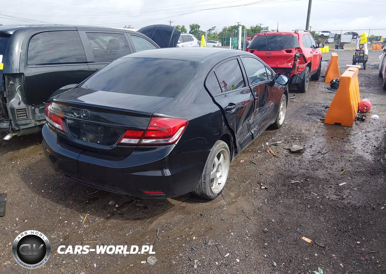 2015 Honda Civic Lx VIN:19XFB2F53FE040222 - 4