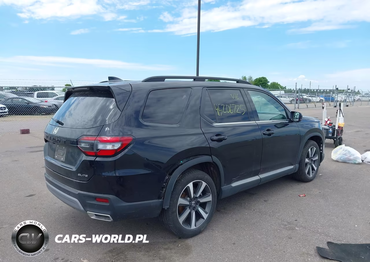 2025 Honda Pilot Elite VIN:5FNYG1H85SB131721 - 4