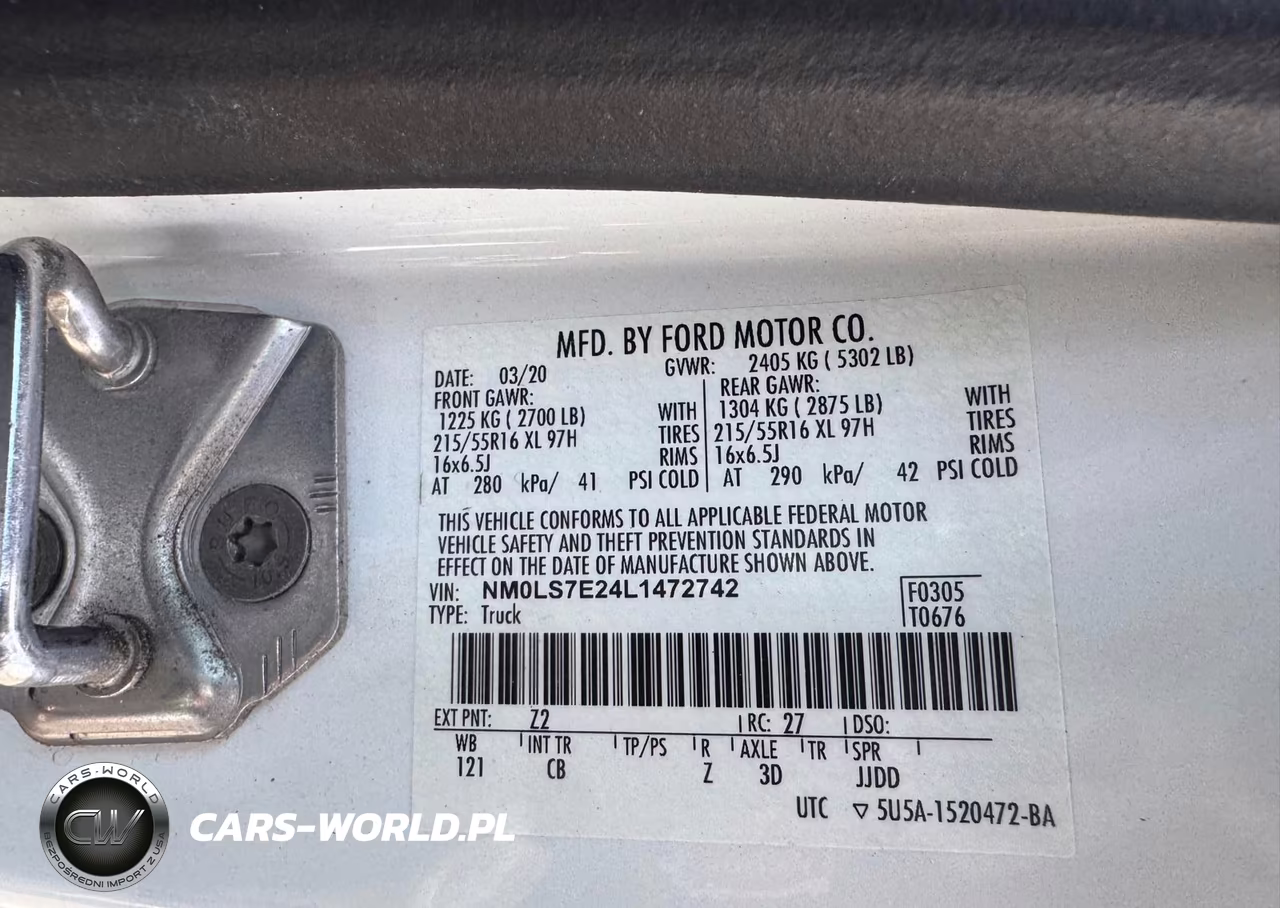2020 Ford Transit Connect Xl VIN:NM0LS7E24L1472742 - 9