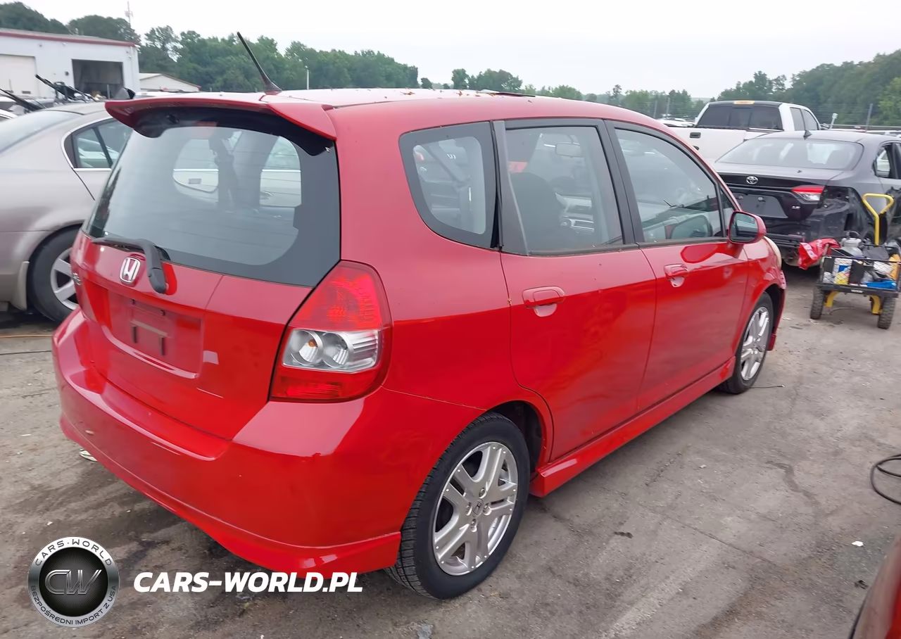 2007 Honda Fit Sport VIN:JHMGD386X7S041441 - 4