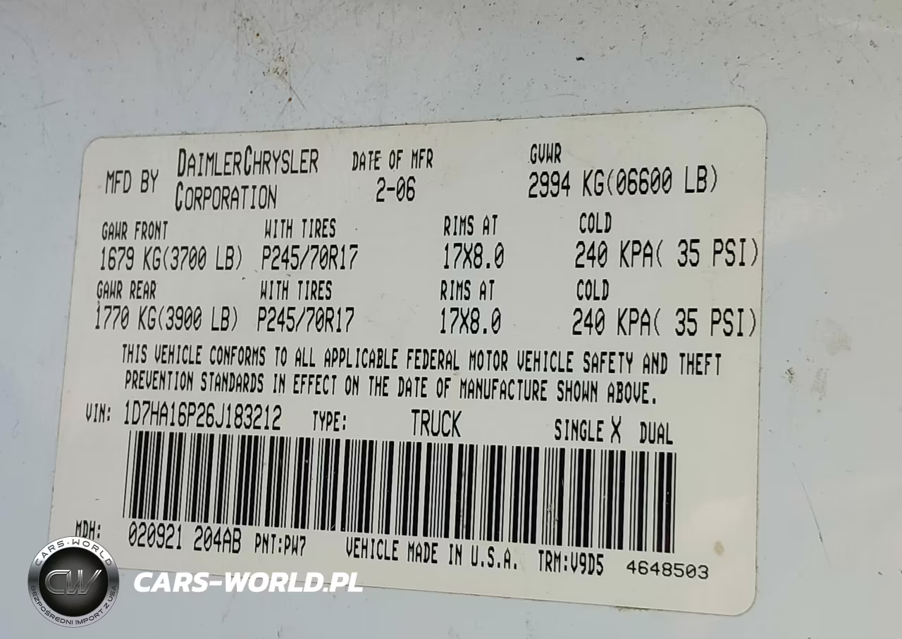 2006 Dodge Ram 1500 Slt VIN:1D7HA16P26J183212 - 9