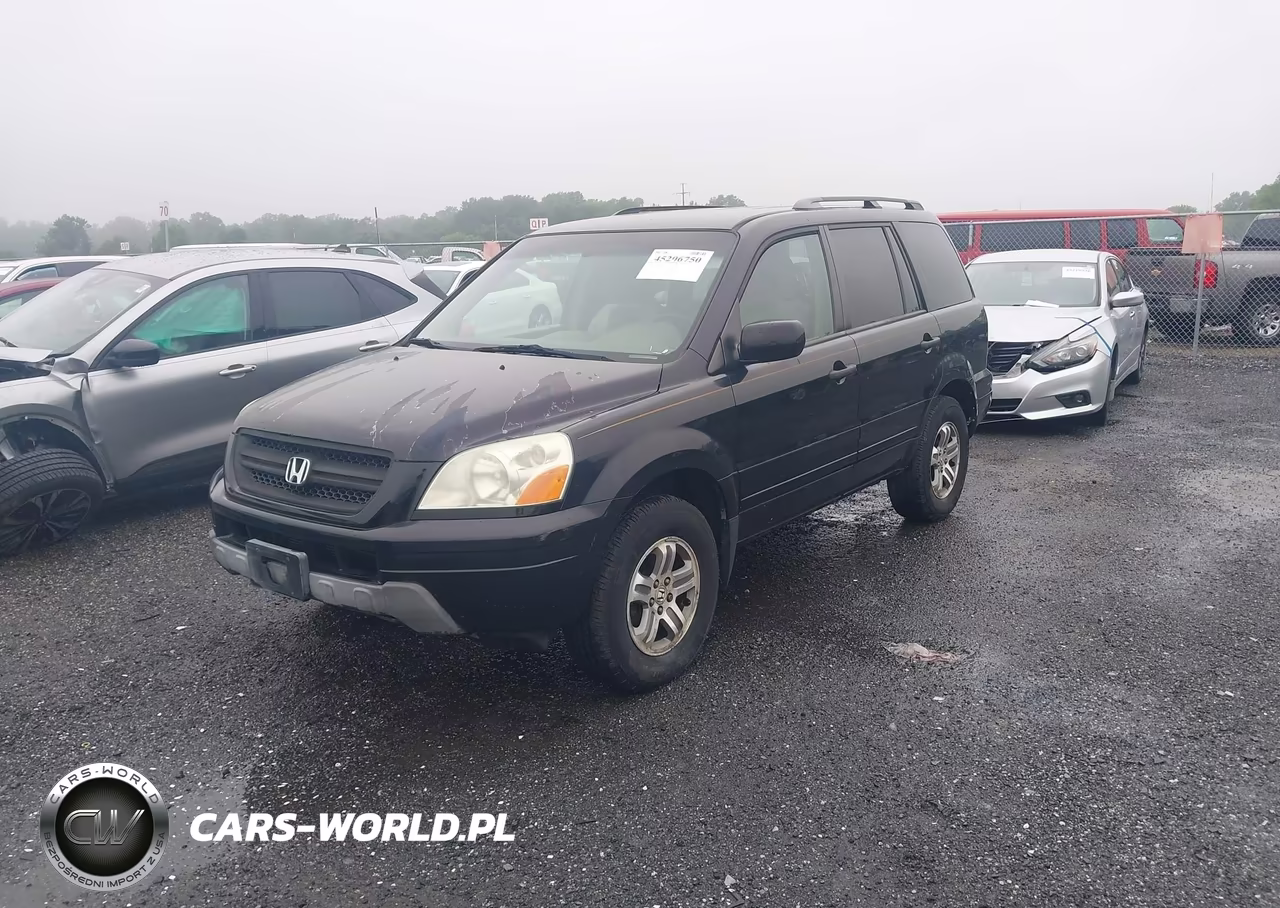 2004 Honda Pilot Ex-L VIN:2HKYF18564H554921 - 2