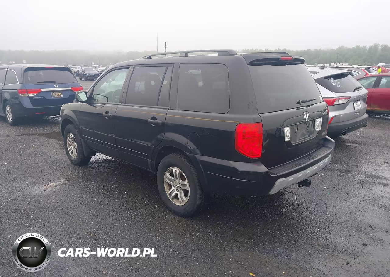 2004 Honda Pilot Ex-L VIN:2HKYF18564H554921 - 3