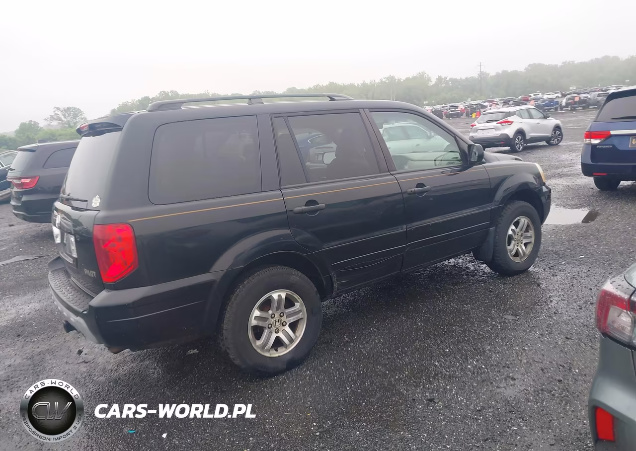 2004 Honda Pilot Ex-L VIN:2HKYF18564H554921 - 4
