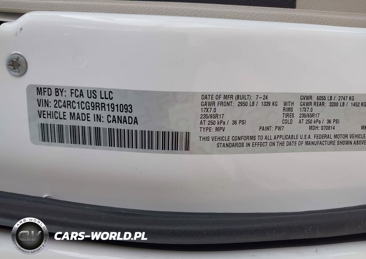 2024 Chrysler Voyager Lx VIN:2C4RC1CG9RR191093 - 9
