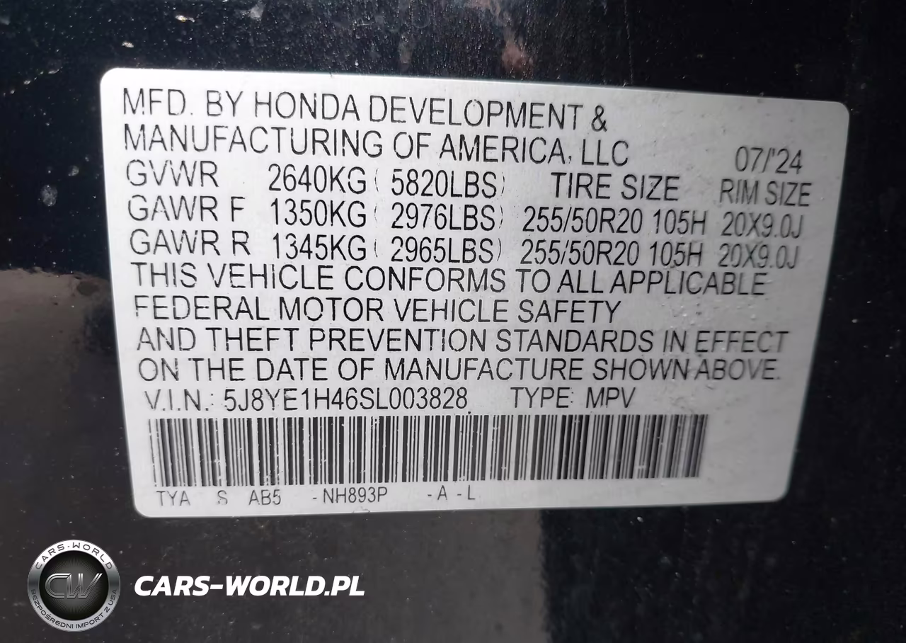 2025 Acura Mdx Technology Package VIN:5J8YE1H46SL003828 - 9