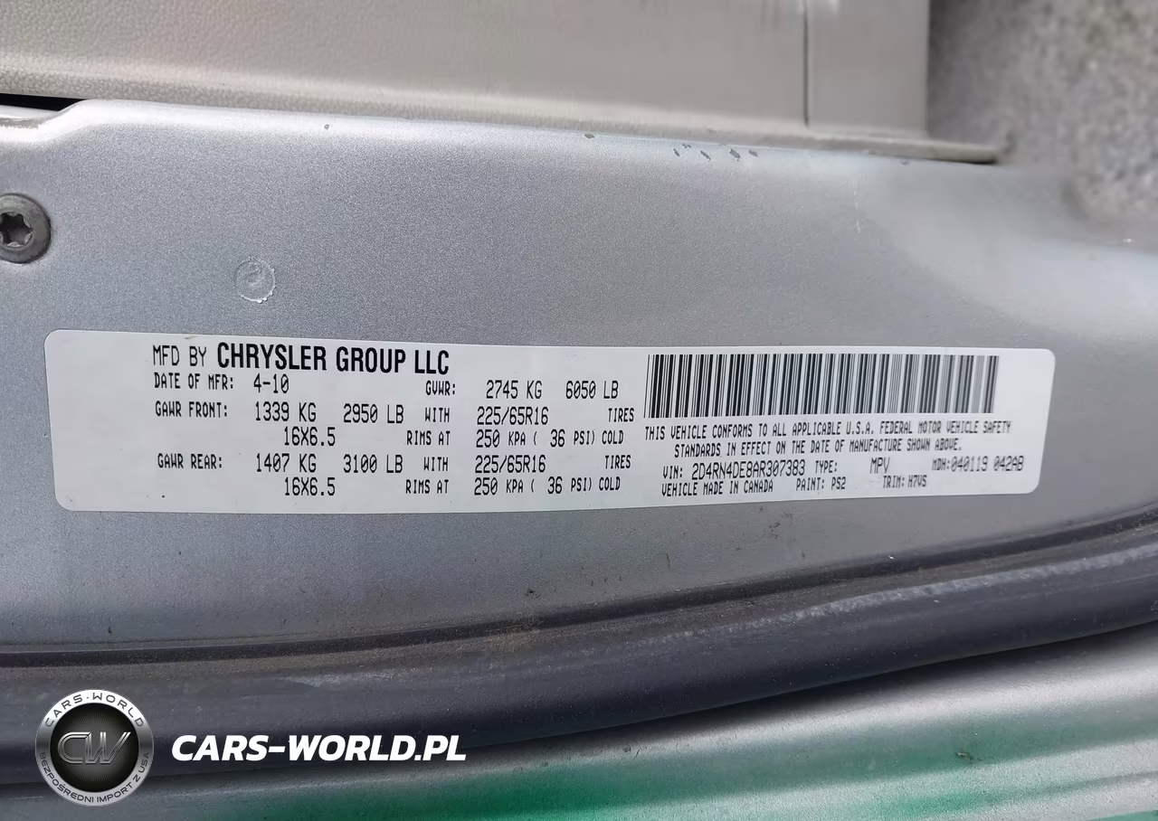 2010 Dodge Grand Caravan Se VIN:2D4RN4DE8AR307383 - 9