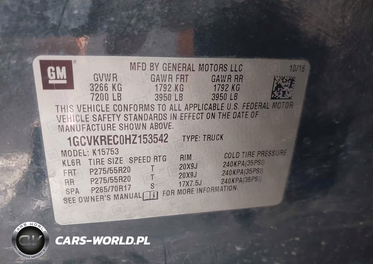 2017 Chevrolet Silverado 1500 1Lt VIN:1GCVKREC0HZ153542 - 9