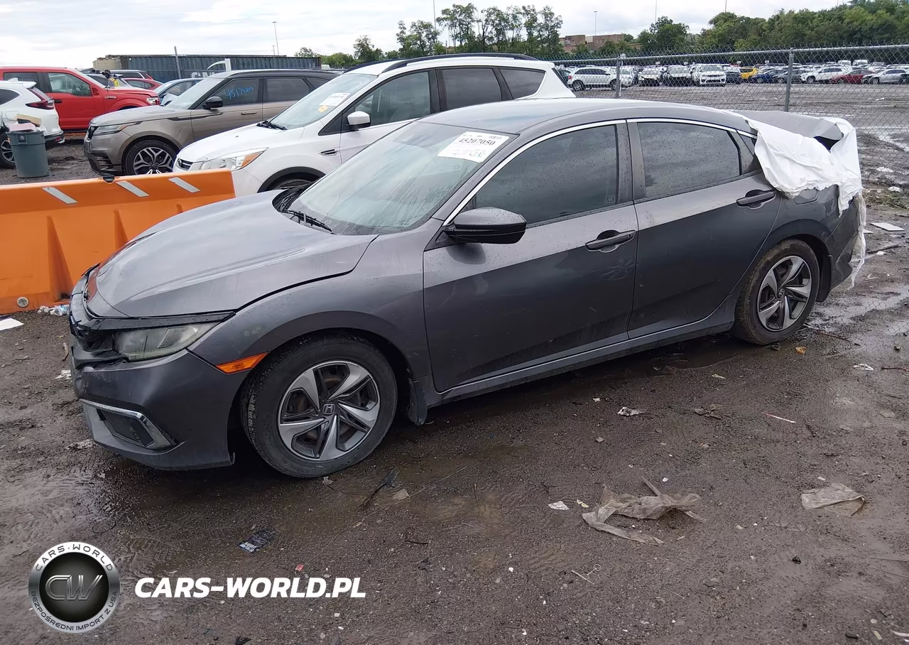 2019 Honda Civic Lx VIN:19XFC2F60KE032966 - 2