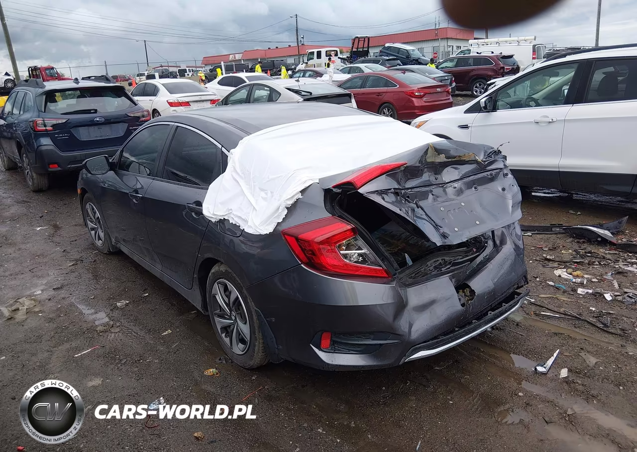 2019 Honda Civic Lx VIN:19XFC2F60KE032966 - 3