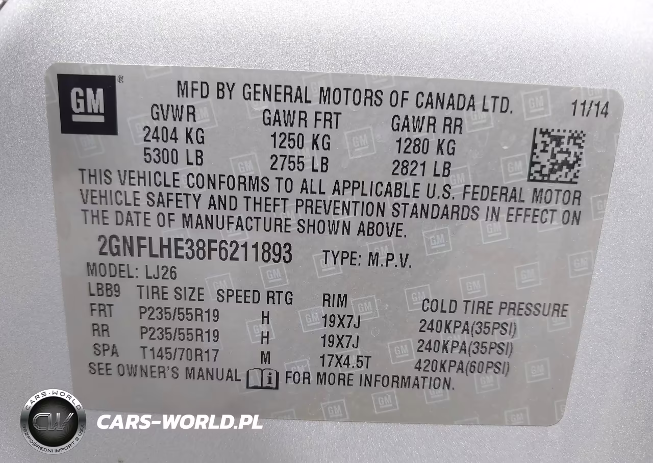 2015 Chevrolet Equinox Ltz VIN:2GNFLHE38F6211893 - 9