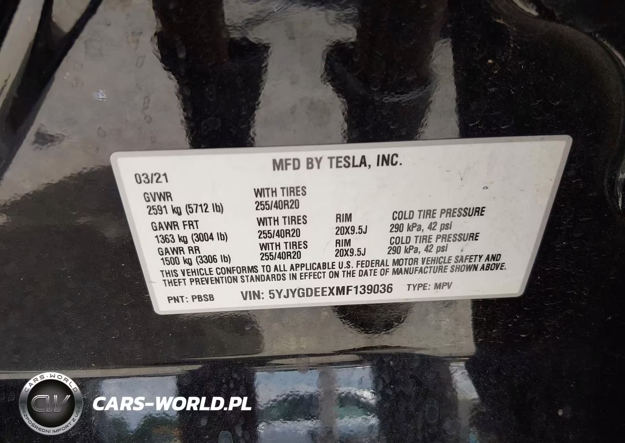 2021 Tesla Model Y Long Range Dual Motor All-Wheel Drive VIN:5YJYGDEEXMF139036 - 9