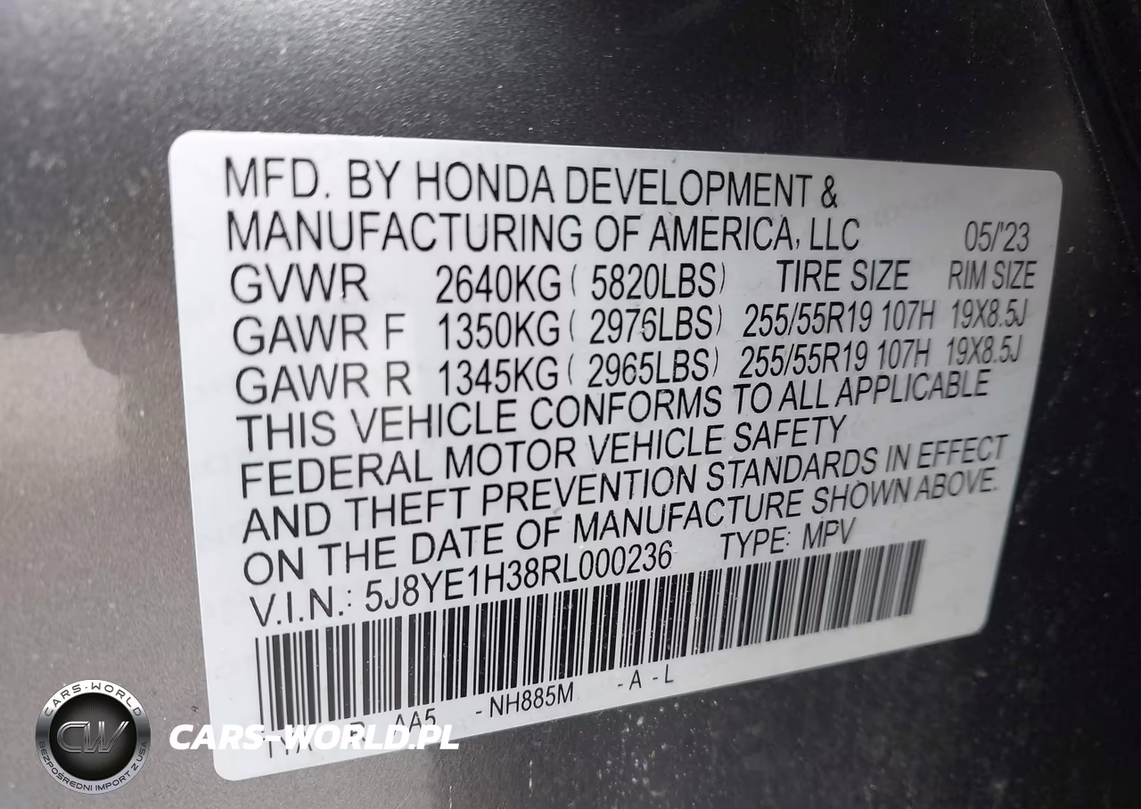 2024 Acura Mdx Standard VIN:5J8YE1H38RL000236 - 9