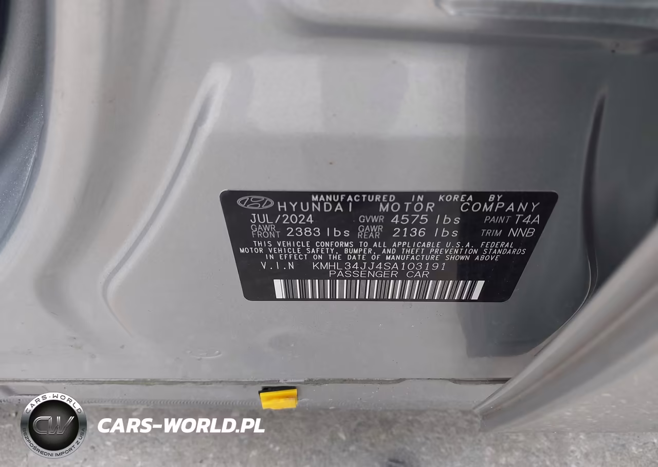 2025 Hyundai Sonata Hybrid Sel VIN:KMHL34JJ4SA103191 - 9